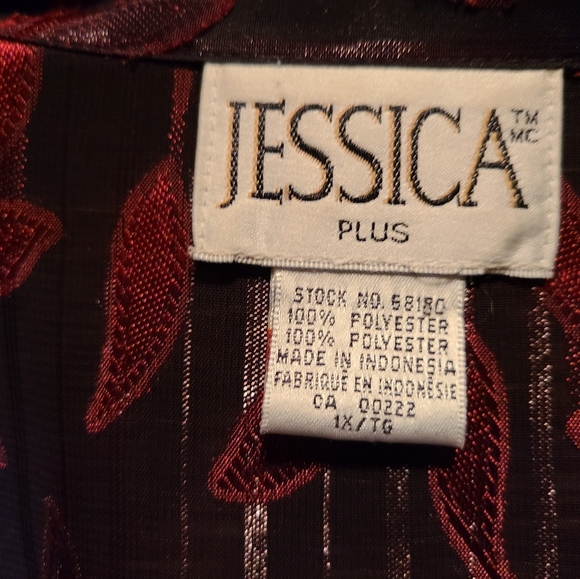 Vintage retro plus size 18 dress shirt - Picture 2 of 2